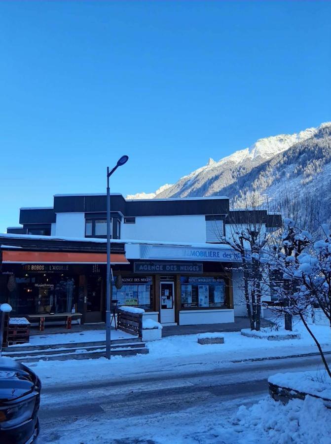 Ferienwohnung Chamonix Centre - Wifi - Parking - Res Aiguille Du Midi Exterior foto